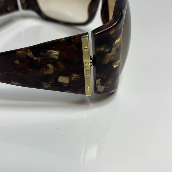 Gucci Brown Tortoise Sunglasses main image 4